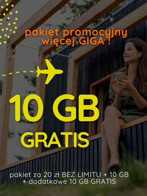 10 giga gratis w specjalnym pakiecie MOBILNY telegrosik