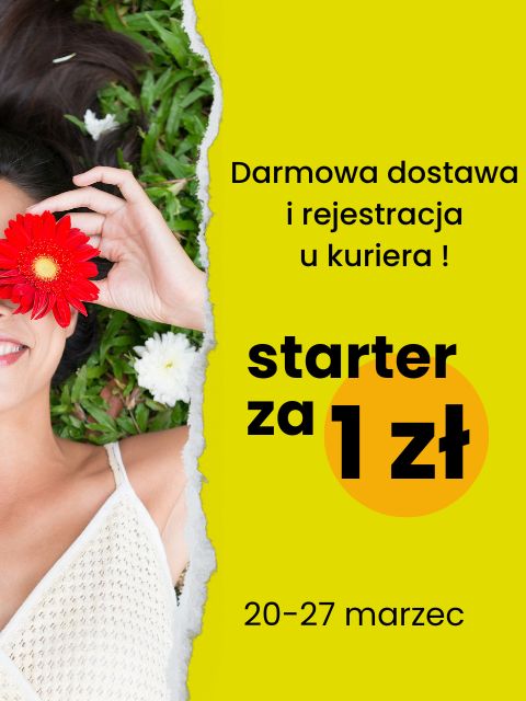 Witaj Wiosno z MOBILNYM telegrosikiem! Starter z rejestracją u kuriera za jedyne 1 zł w dniach 20-27 marca 2026